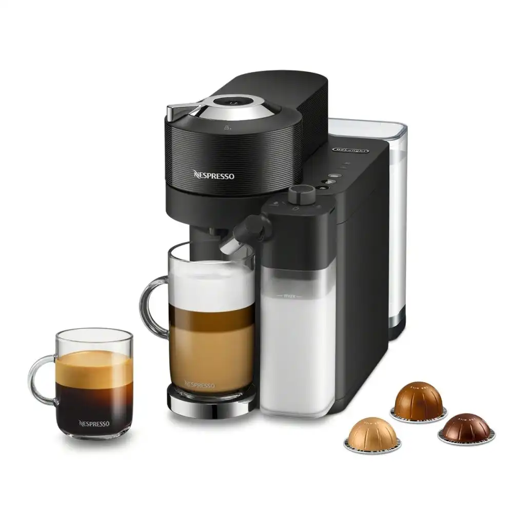 Nespresso Vertuo Lattissima Pod Capsule Latte & Cappuccino Machine by De'Longhi | Black