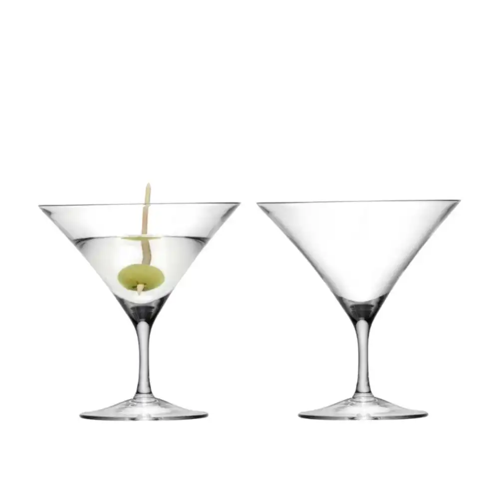 LSA Bar 2-Piece 6oz Martini Glasses | Clear