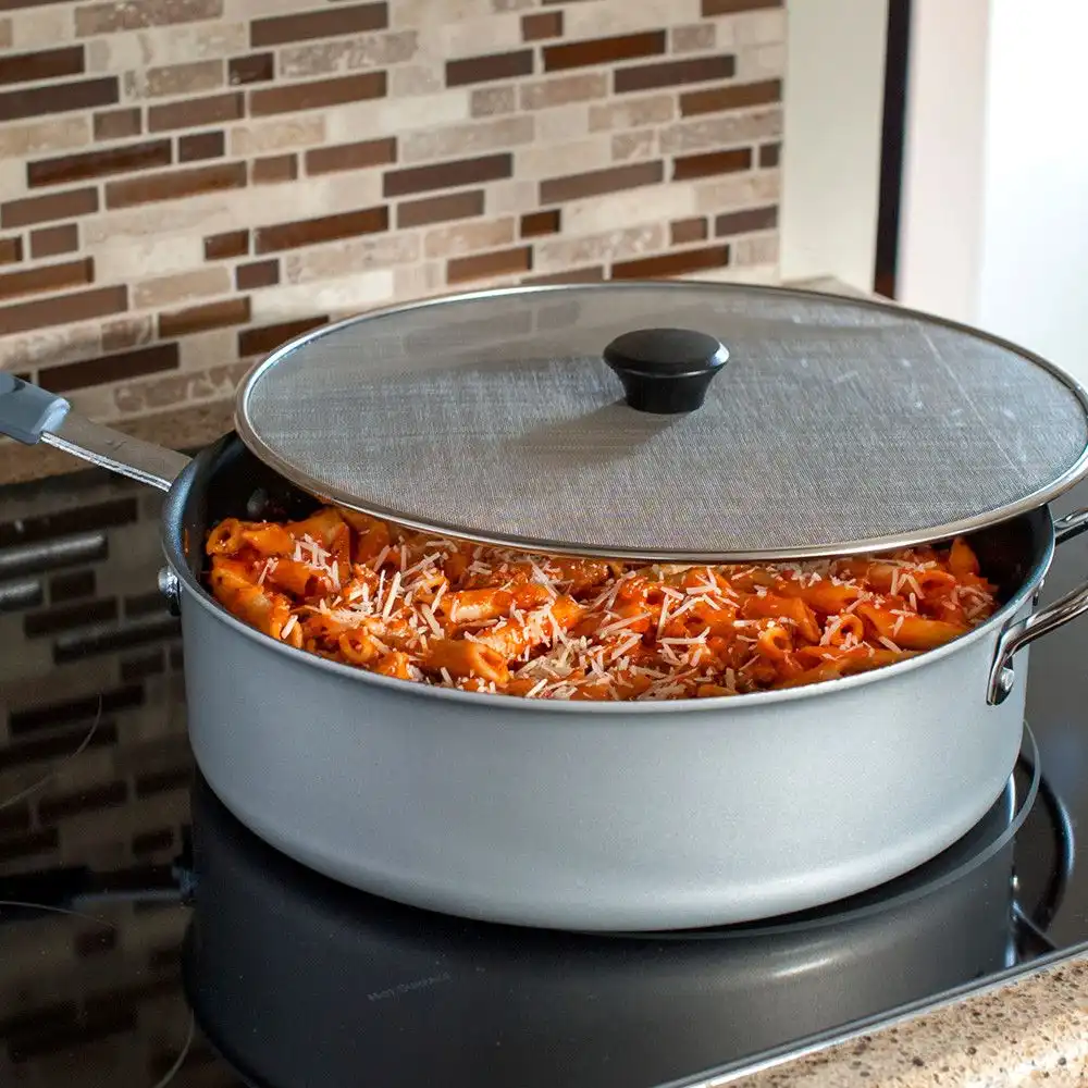 Alternative view of Nordic Ware 13” Crispy Dry Fry Spatter Cover
