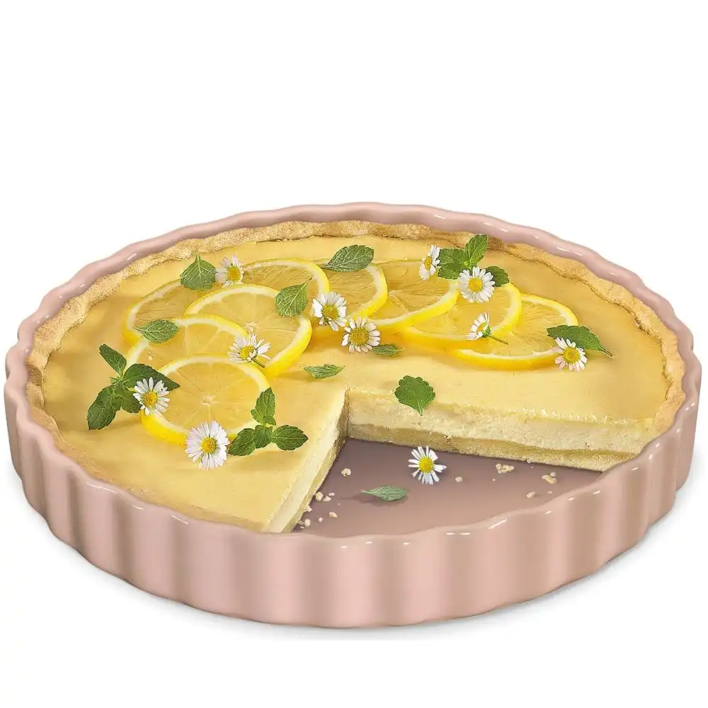 Alternative view of Küchenprofi Porto 11" Flan Dish | Pink