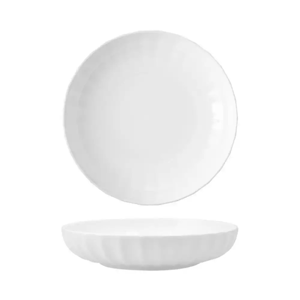 Fortessa Blyss Bone China 8.6" Dinner Bowl (24oz) | White