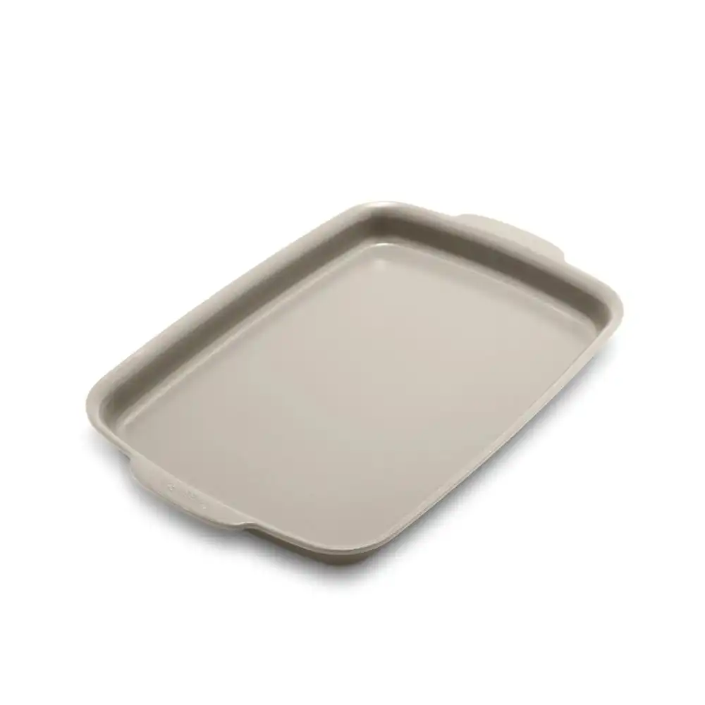 GreenPan Premiere Ovenware Ceramic Nonstick 13" x 9" Quarter Sheet Baking Pan | Taupe