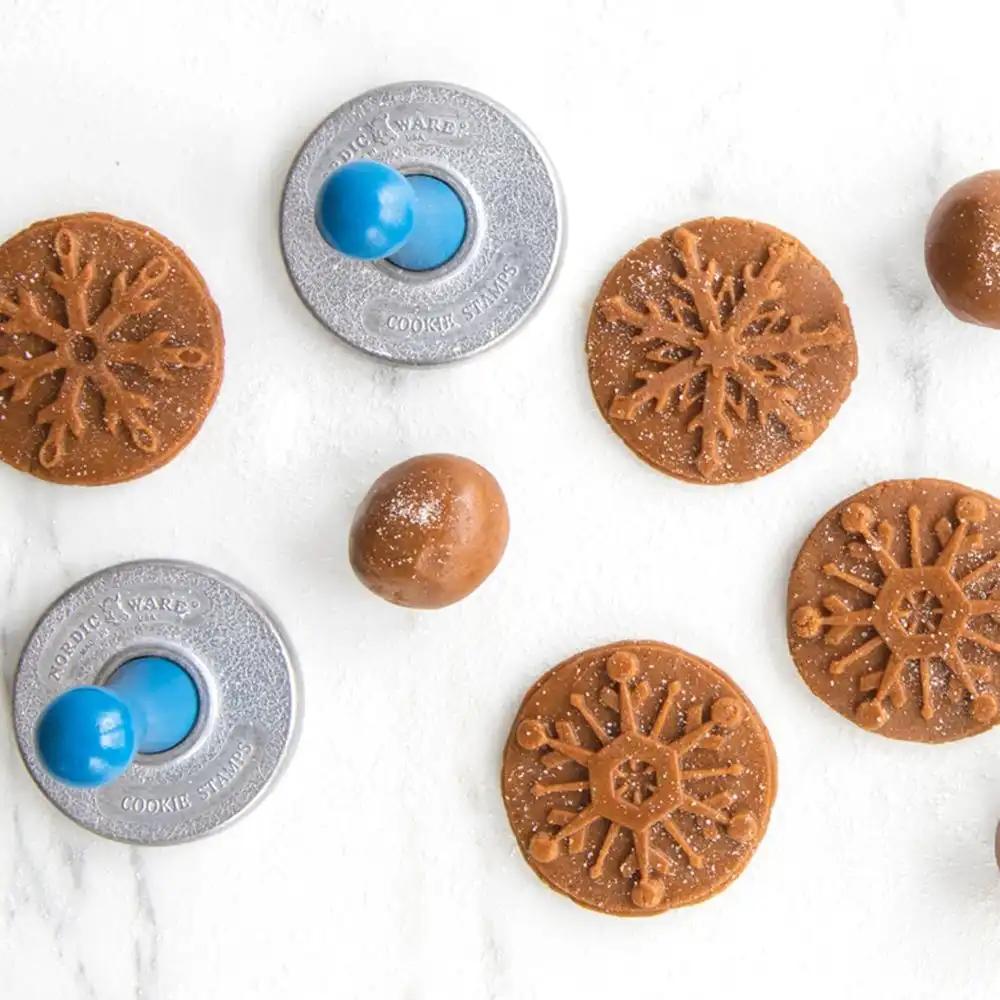 Alternative view of Nordic Ware Cookie Stamps | Snowflake