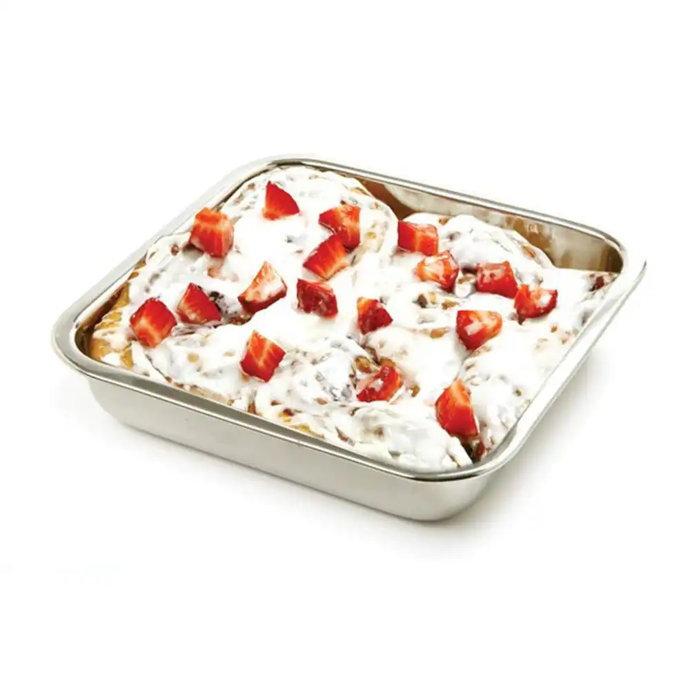 Alternative view of Norpro 7.5" Square Cake Pan - Stainless Steel
