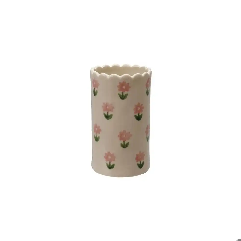 Hazel Mazel Stoneware 2.5" Vase | Floral