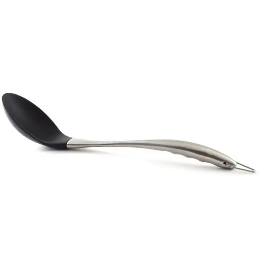 Alternative view of Norpro Stainless Steel and Silicone | Solid Spoon