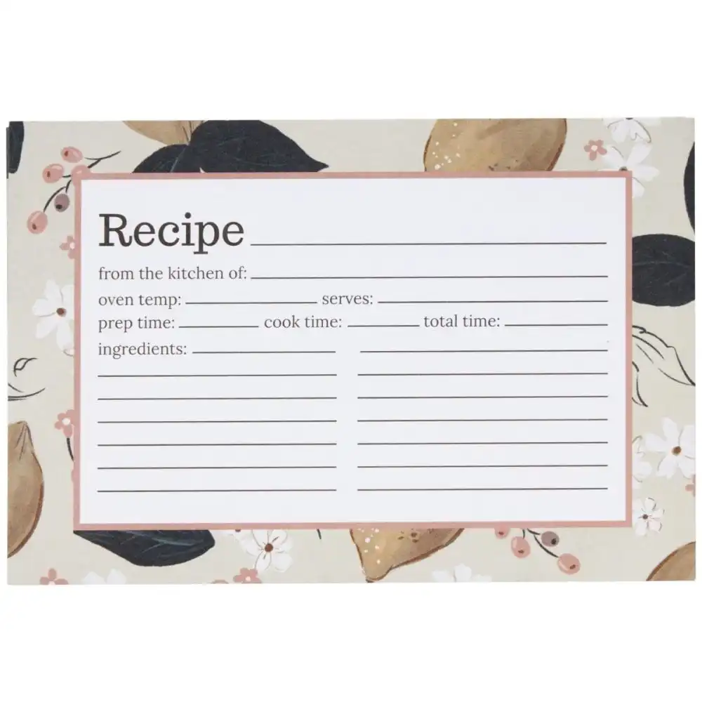 C.R. Gibson 4" x 6" Recipe Cards | Lily & Val Lemons