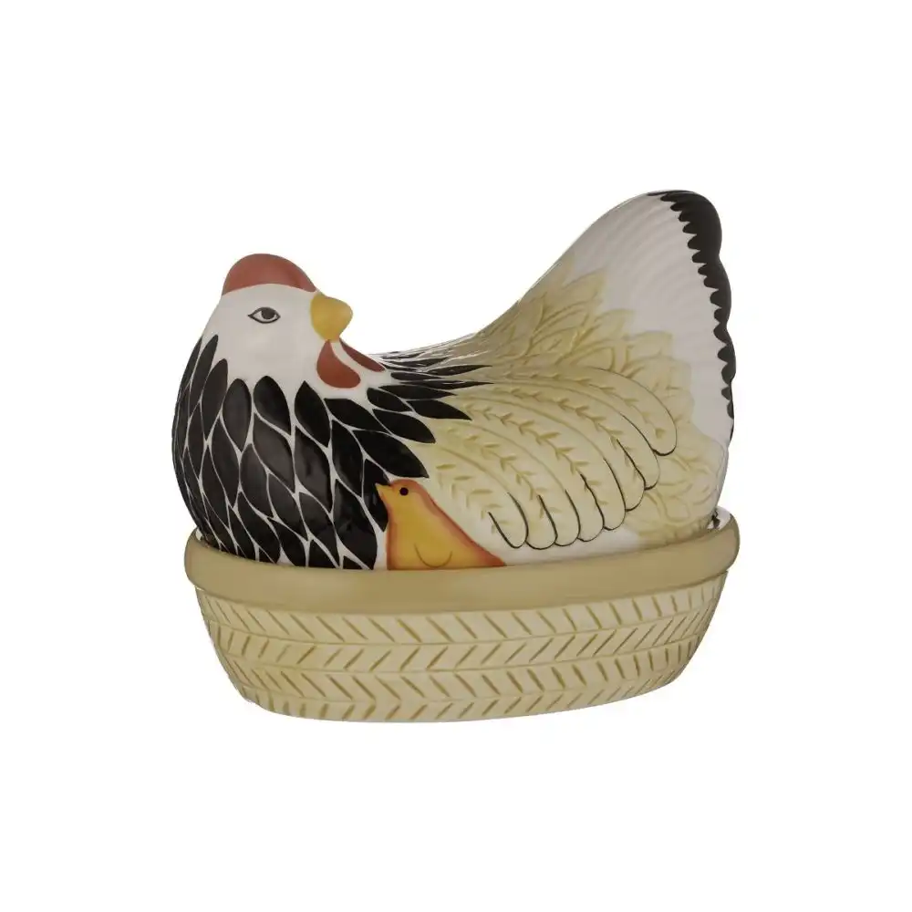 Mason Cash Home to Roost Mother Hen Egg Nest