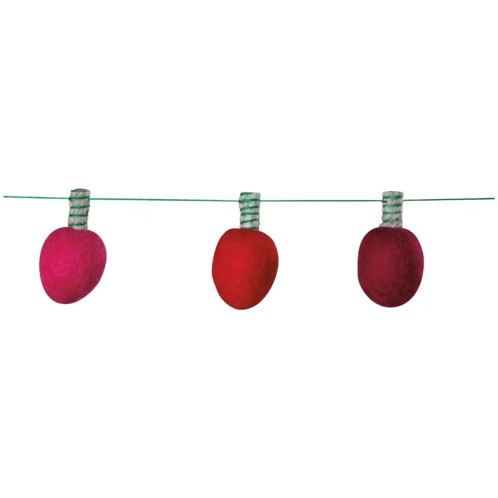 Alternative view of Danica Jubilee Christmas Felt Garland | Spirits Bright