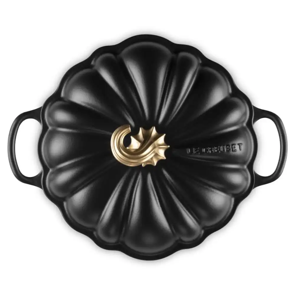 Alternative view of Le Creuset 4 Qt. Pumpkin Dutch Oven | Licorice