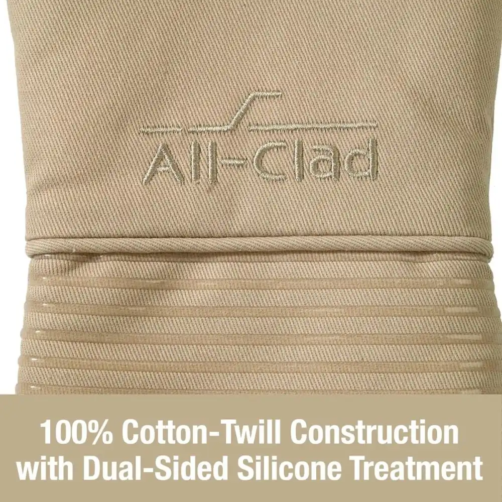 Alternative view of All-Clad Silicone Oven Mitt | Cappuccino