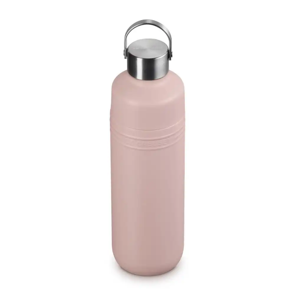 Alternative view of Le Creuset On The Go 34oz Stainless Steel Water Bottle | Shell Pink