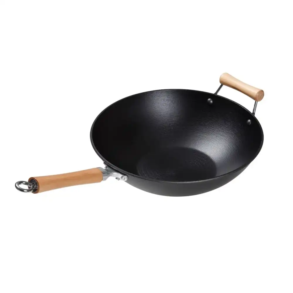 Joyce Chen Professional Series 14" Cast Iron Wok