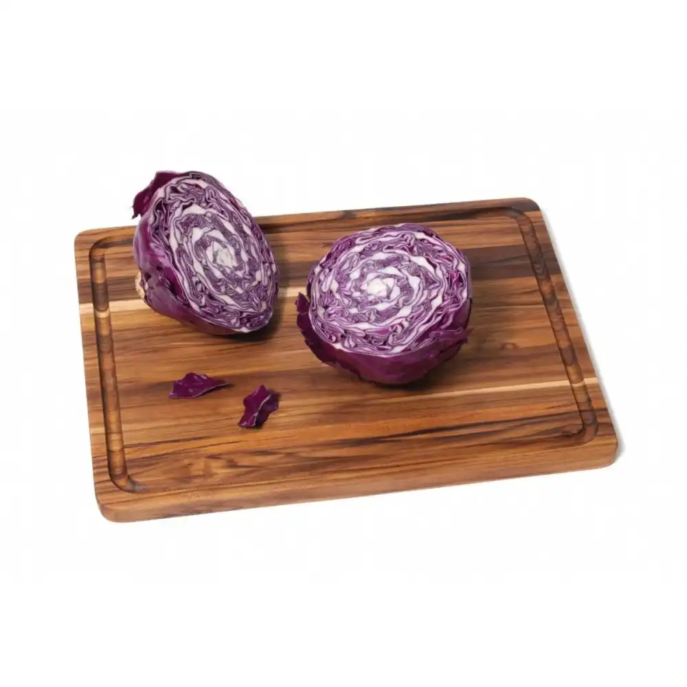 Alternative view of Lipper International Teak Edge Grain Cutting Board | Large