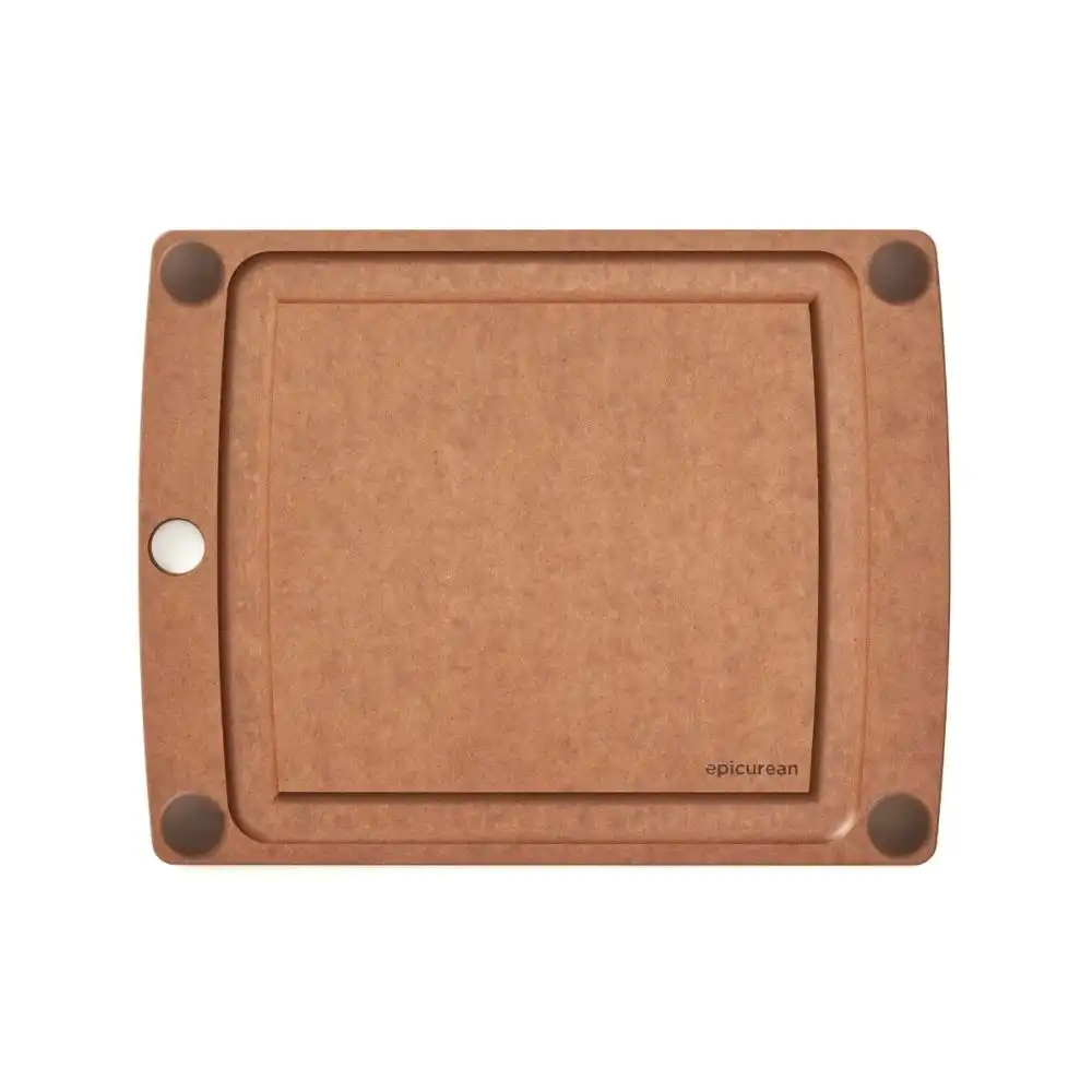 Epicurean All-In-One Series 11.5" × 9" Cutting Board | Nutmeg