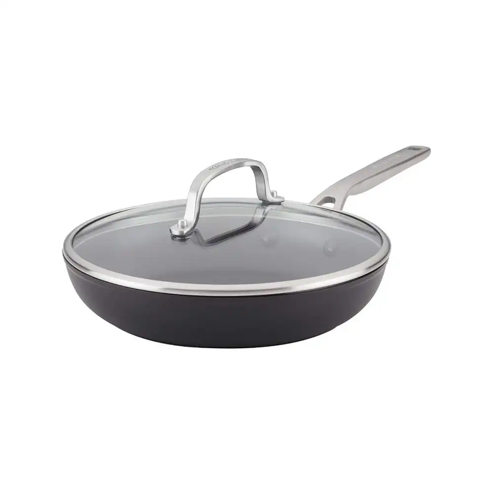 KitchenAid 10" Hard Anodized Induction Fry Pan with Lid | Nonstick