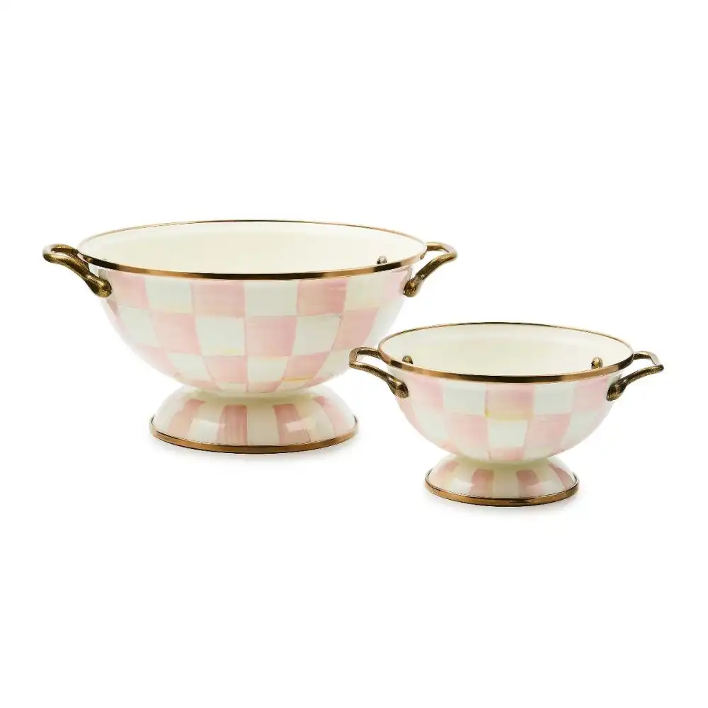 Alternative view of MacKenzie-Childs Rosy Check 2.75 Qt. Almost Everything Bowl