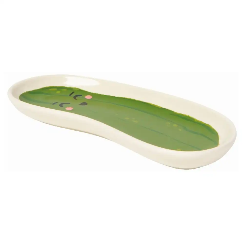 Alternative view of Danica Jubilee Pickle Pal Shaped Dish | Funny Food