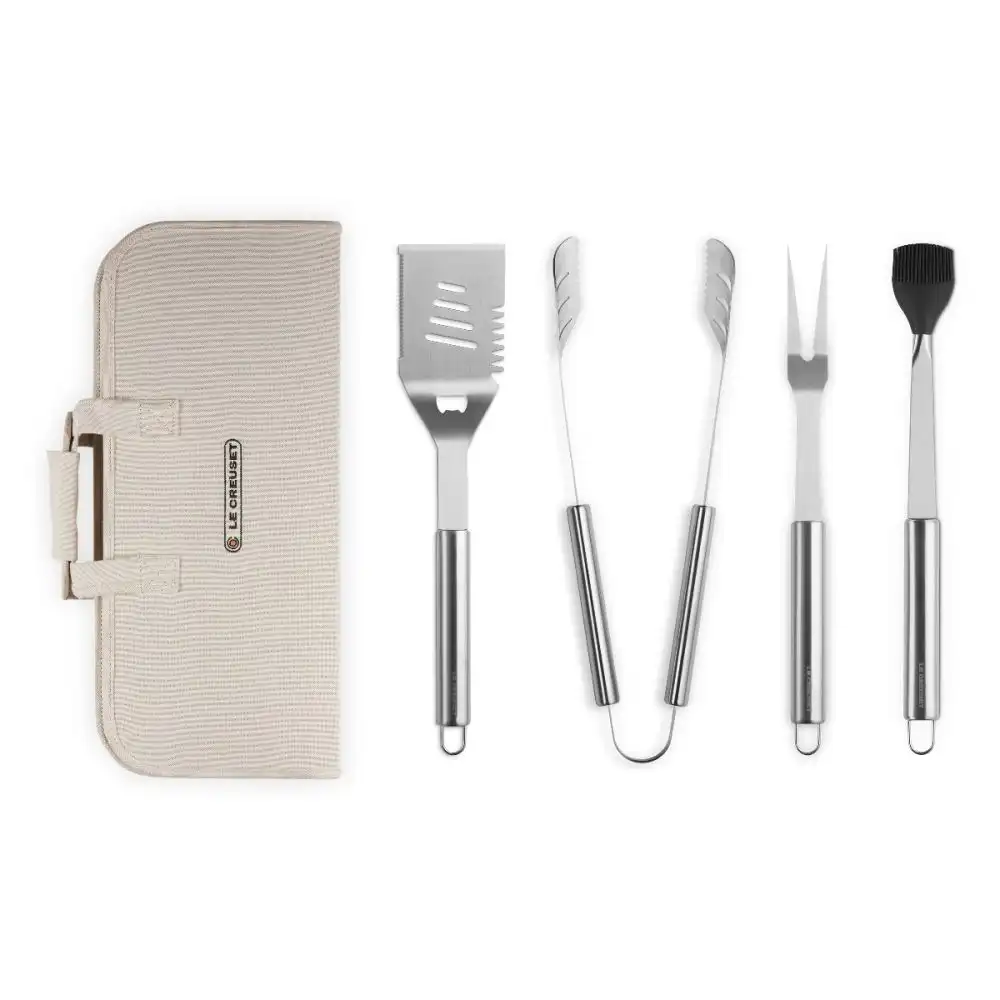 Le Creuset Alpine Outdoor Grill Tool & Carrying Case Set | 5-Piece