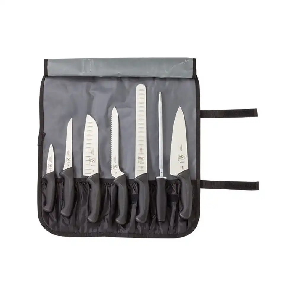 Mercer Millennia 8pc Knife Roll Set (Black)
