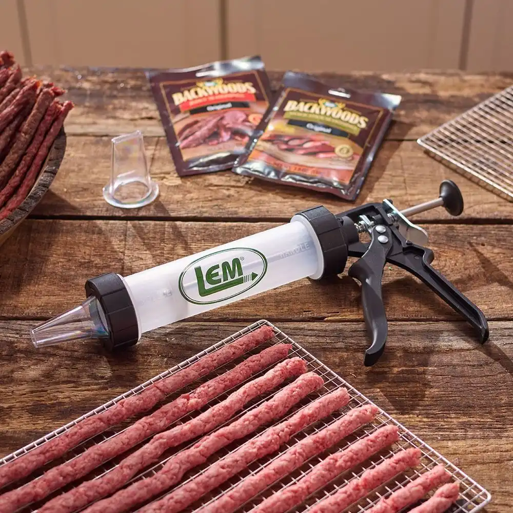 Alternative view of LEM Jerky Gun with Two Nozzles