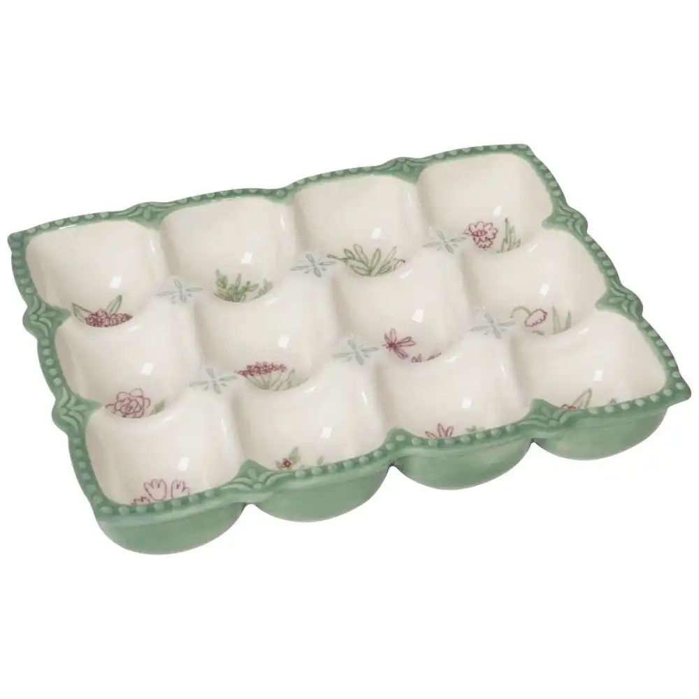 Danica Heirloom Camellia Egg Holder | Sage