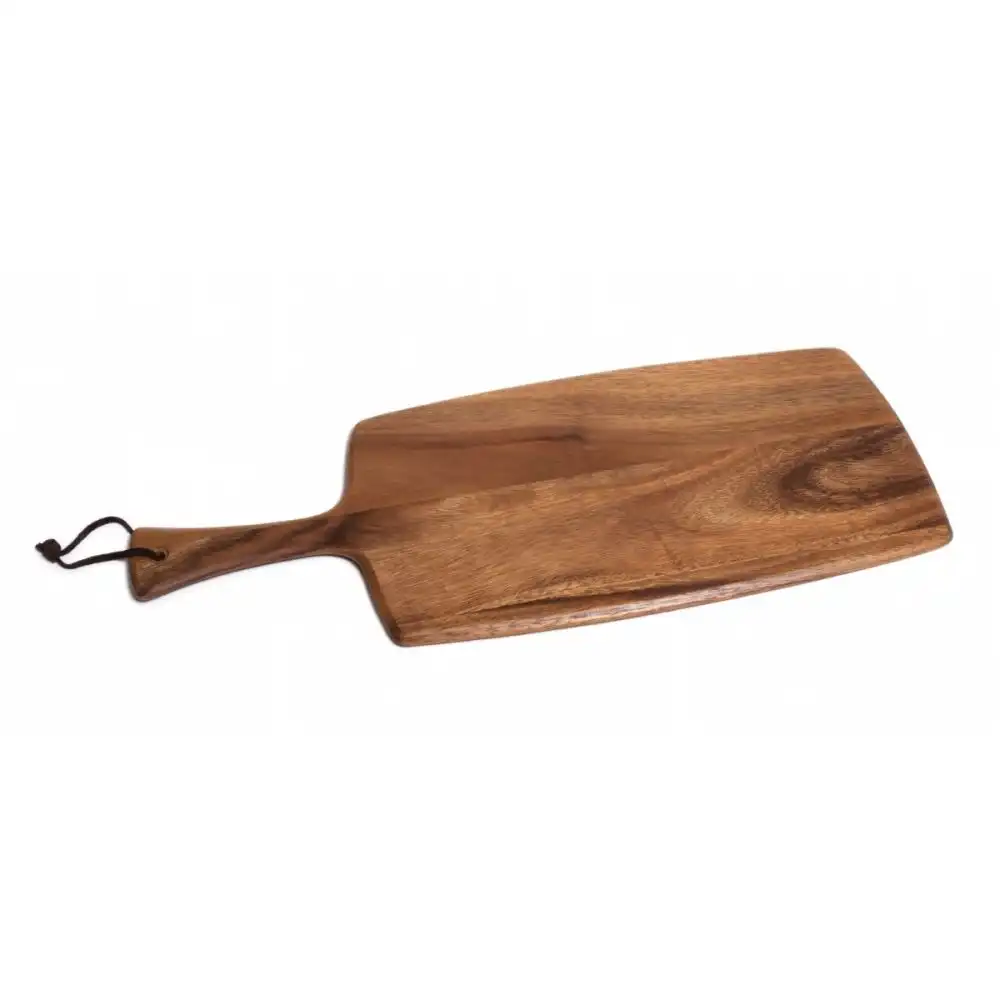 Lipper International Acacia 20" Paddle Board with Leather Tie