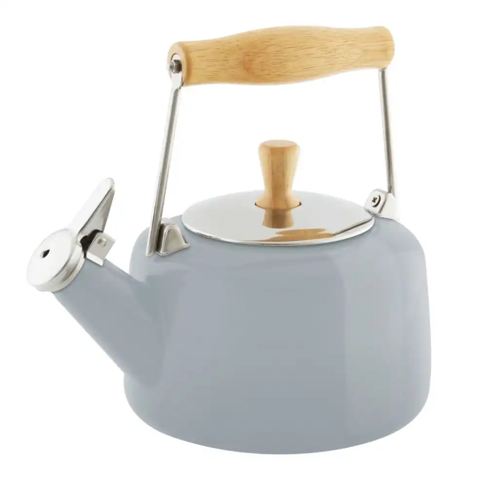 Chantal 1.4 Qt. Enamel-on-Steel Sven Tea Kettle | Fog Grey