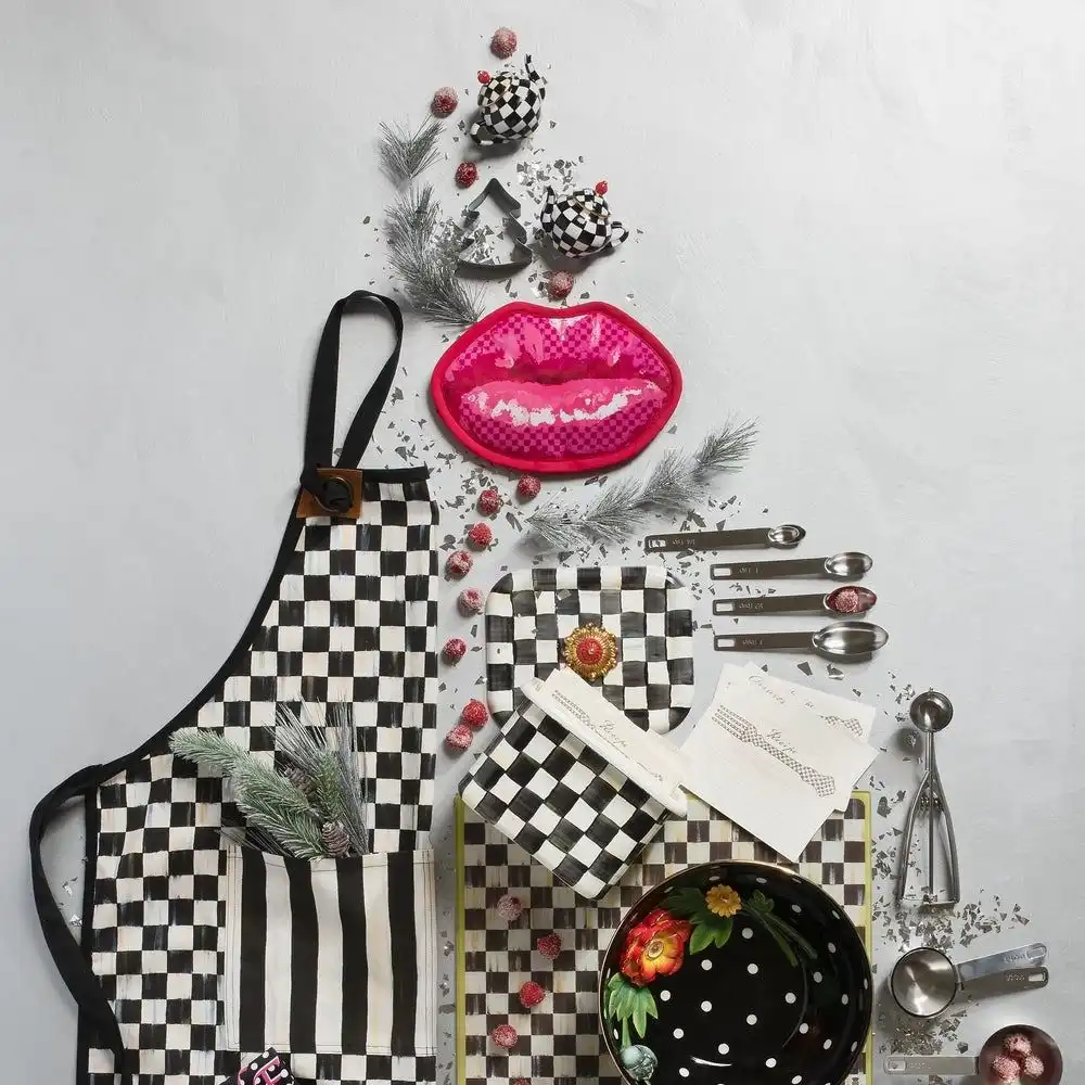 Alternative view of MacKenzie-Childs Courtly Check Teapot Salt & Pepper Set