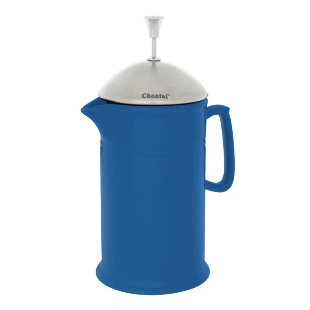 Chantal 28 Oz. Ceramic French Press with Stainless Steel Plunger | Blue Cove