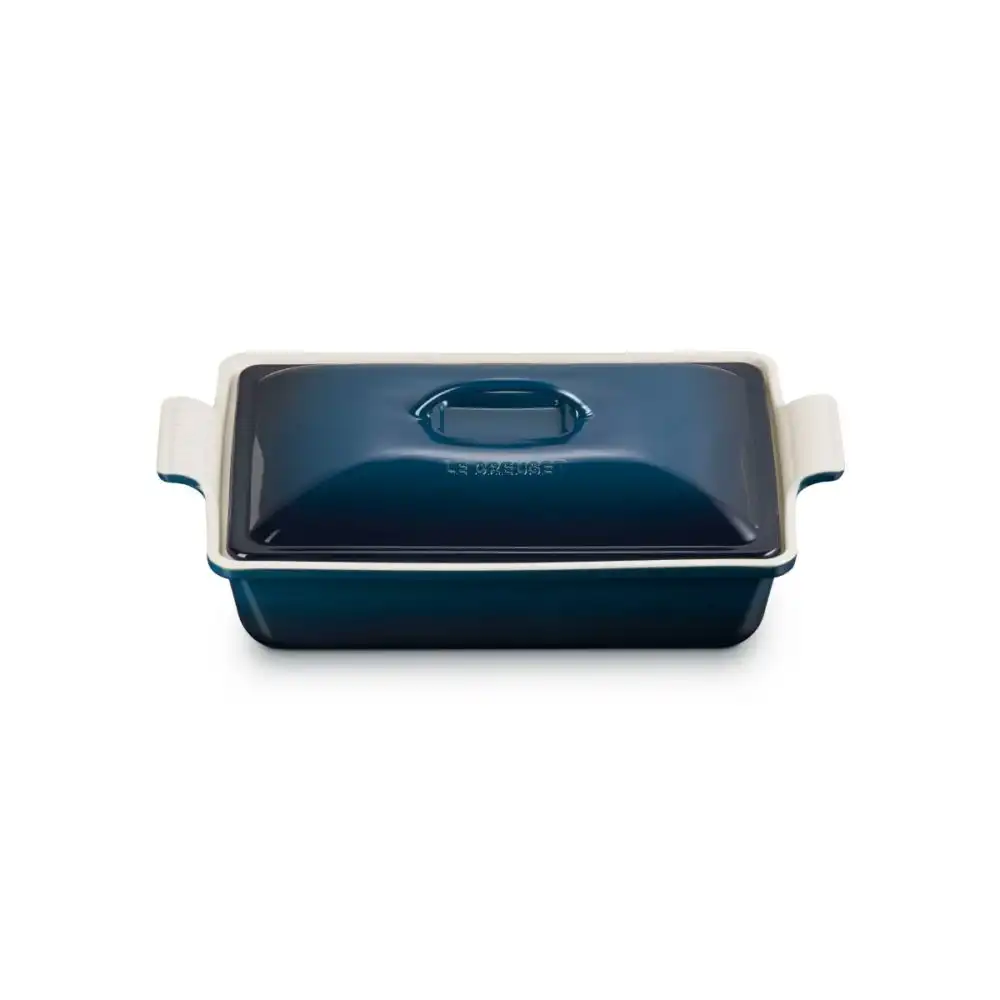 Alternative view of Le Creuset Heritage 4 Qt. Rectangular Covered Casserole | Nuit
