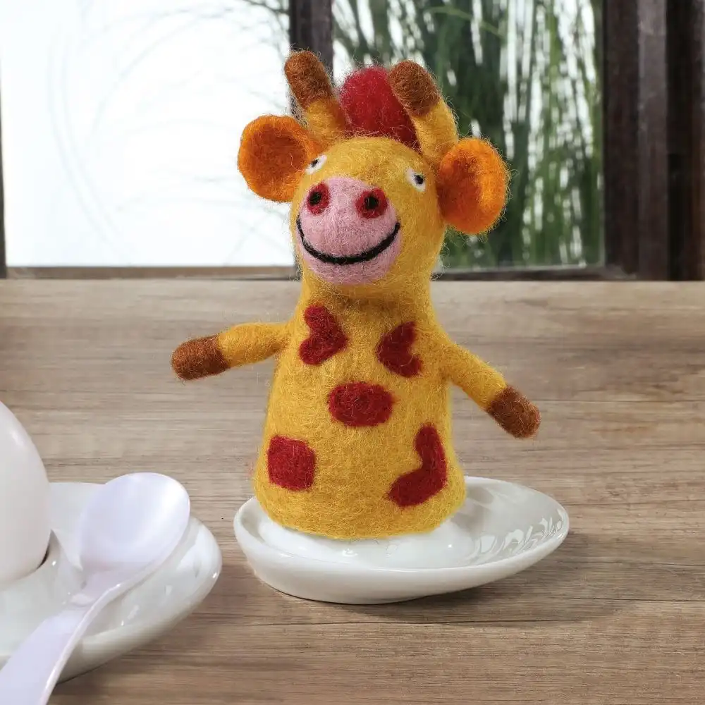 Alternative view of Frieling Lana Egg Warmer | Giraffe
