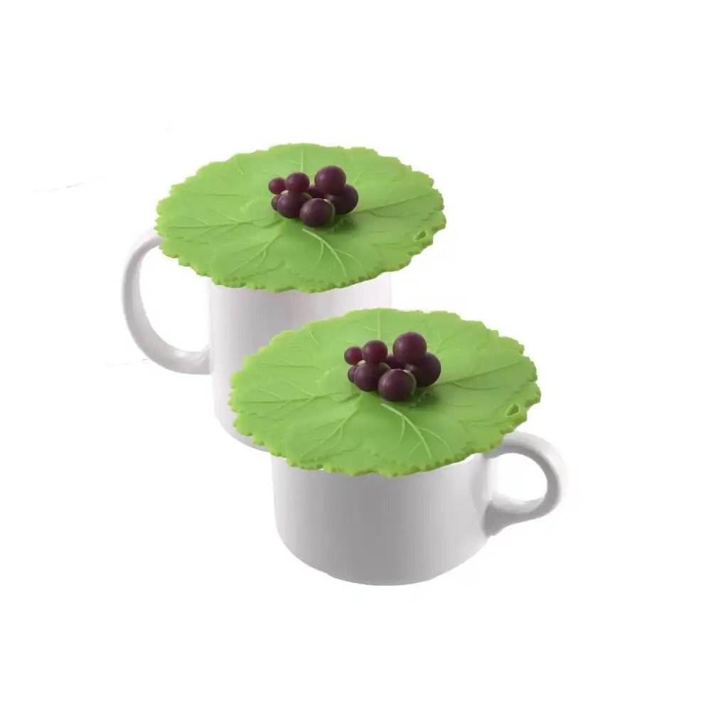 Alternative view of Charles Viancin Silicone Drink Covers | Grape (Set of 2)