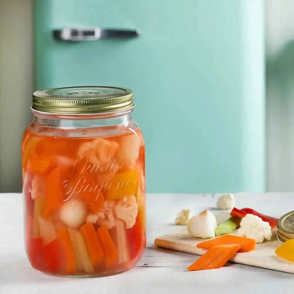 Alternative view of Bormioli Rocco Quattro Stagioni Wide Mouth Canning Jar | 101oz