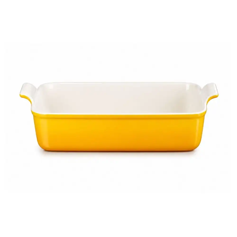 Alternative view of Le Creuset Heritage 6.75 Qt. Stoneware Deep Rectangular Lasagna Dish | Nectar