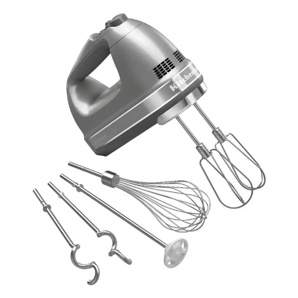 Alternative view of KitchenAid 9-Speed Hand Mixer | Contour Silver