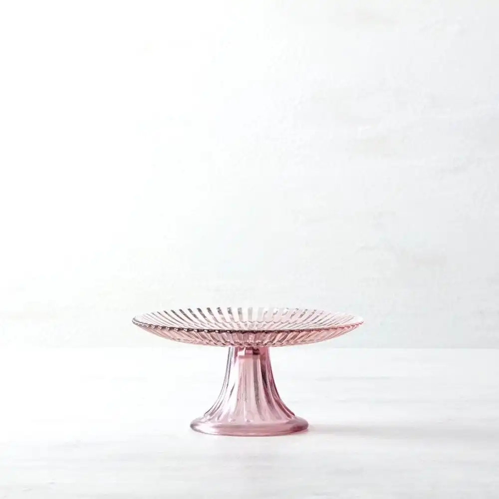 Alternative view of Fortessa Archie 8.25" Mini Cake and Cupcake Stand | Pink