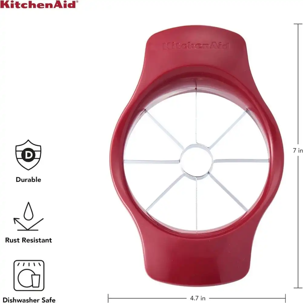 Alternative view of KitchenAid Universal Apple Sectioner | Red