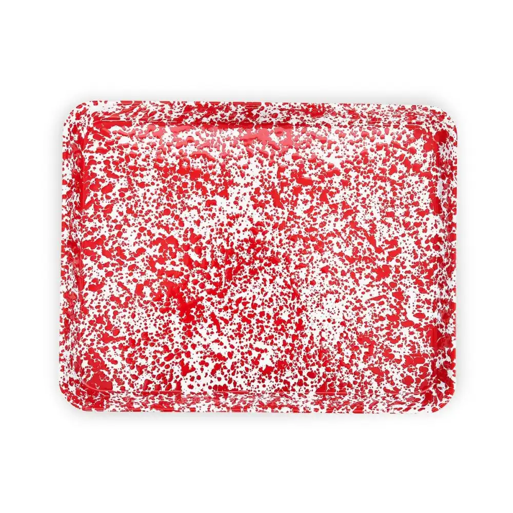 Alternative view of Crow Canyon Jelly Roll/Large Rectangle Tray | Red Splatter