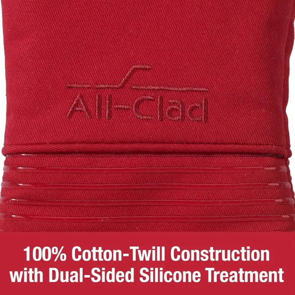 Alternative view of All-Clad Silicone Oven Mitt | Chili