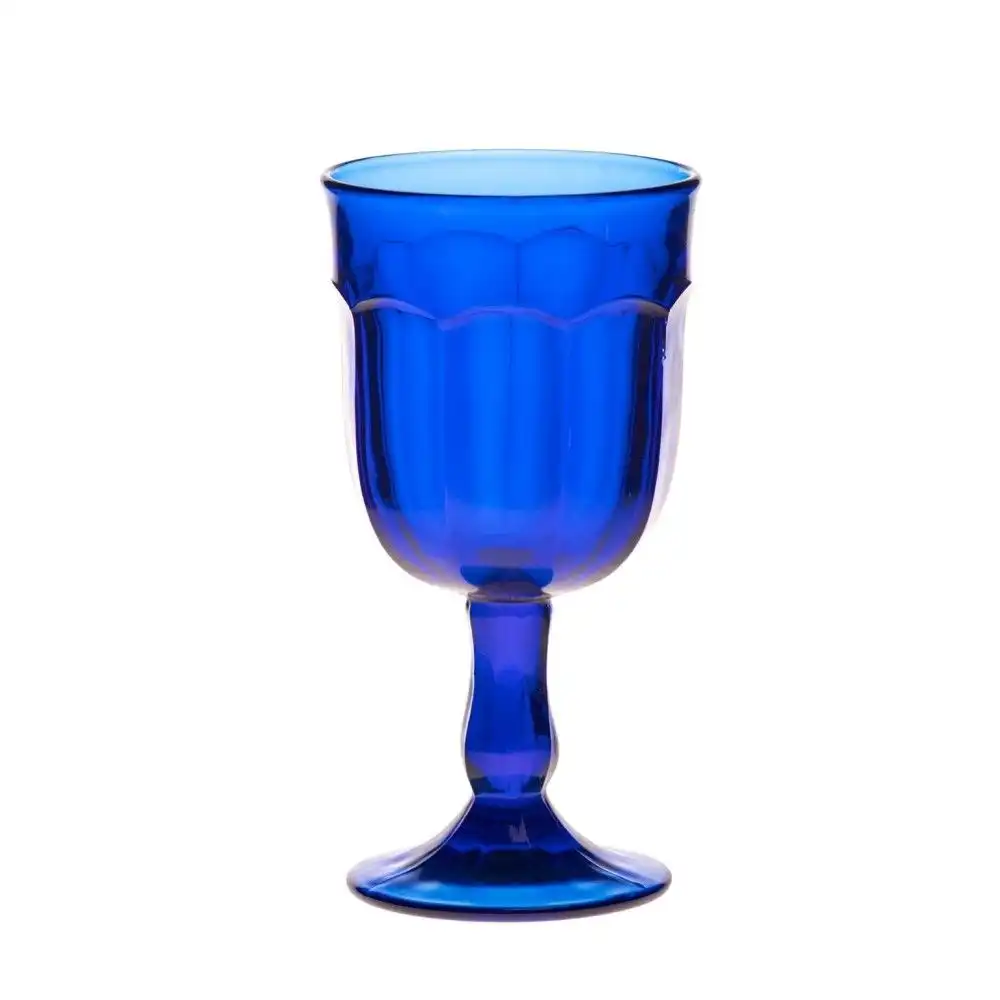 Mosser Glass Arlington 10oz Goblet | Cobalt