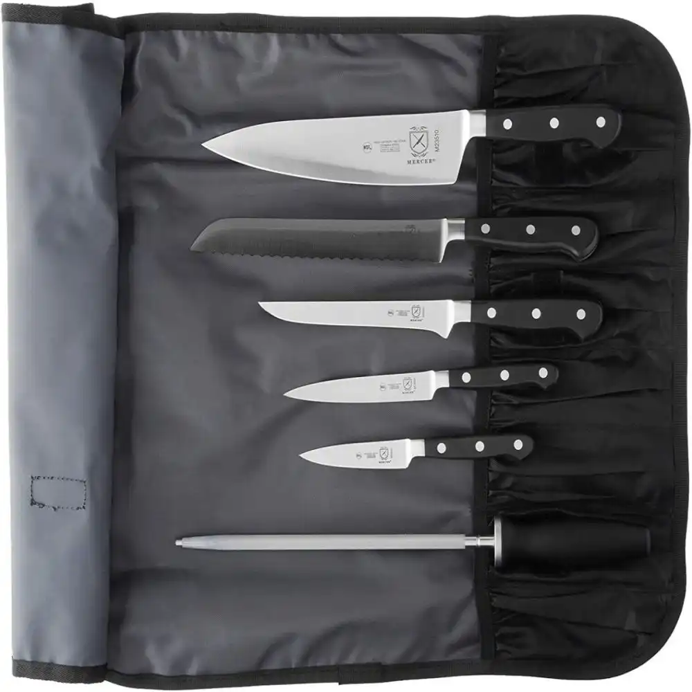 Alternative view of Mercer Renaissance Knife Roll Set - 7 Piece