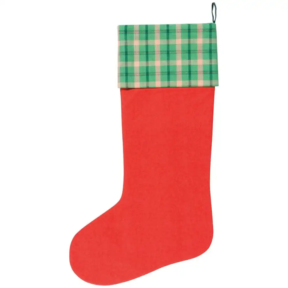 Alternative view of Danica Jubilee Reversible Christmas Stocking | Let It Meow