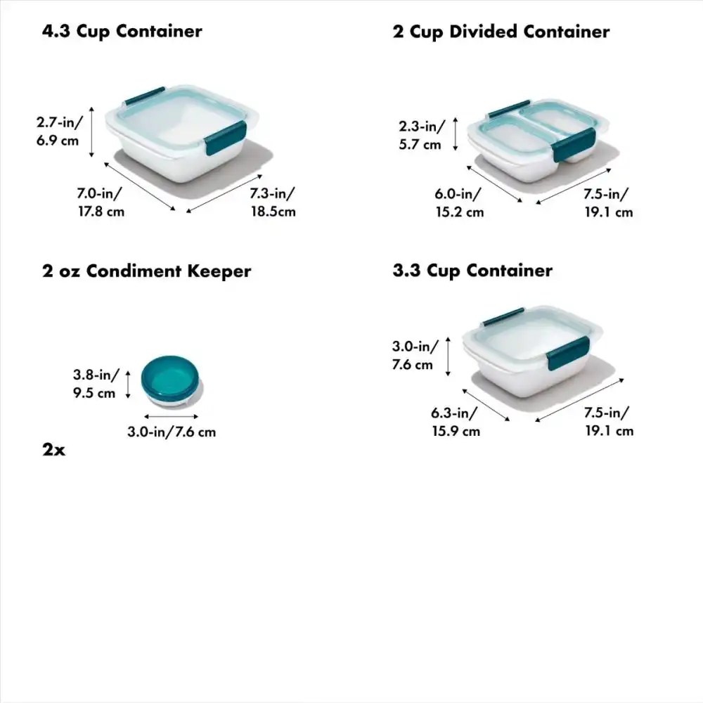 Alternative view of OXO Good Grips Prep & Go Meal Prep Set | 10-Piece