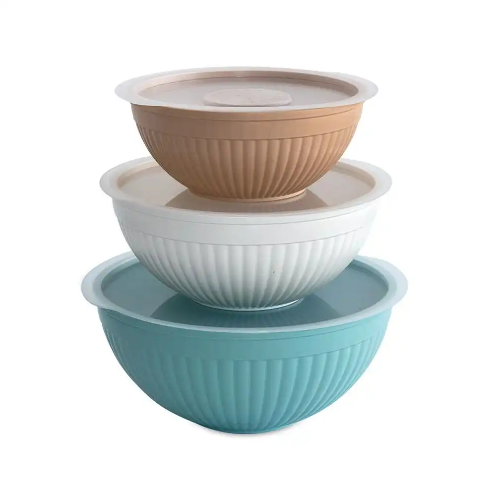 Nordic Ware 6-Piece Covered Bowl Set | Earth Tones