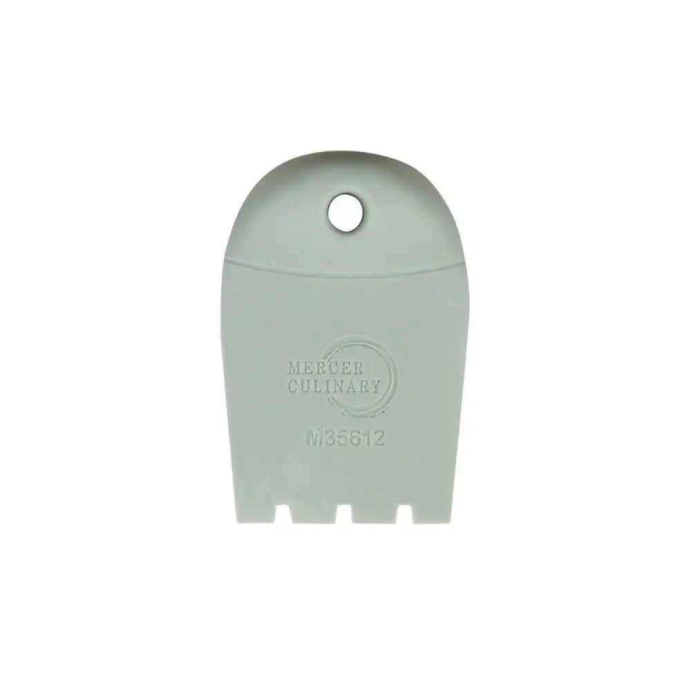 Mercer Culinary Silicone Plating Wedge - 4mm Square notch