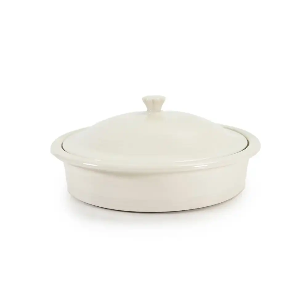 Fiesta® 1.4 Qt. Small Round Covered Casserole (10") | Linen
