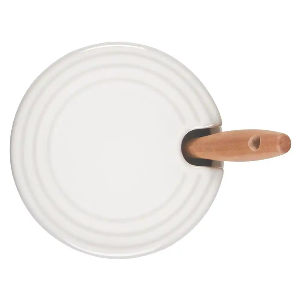 Alternative view of Le Creuset Signature Honey Pot with Dipper | White