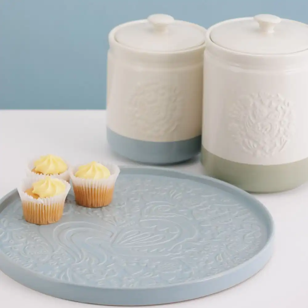 Alternative view of Mason Cash Home to Roost Round Platter