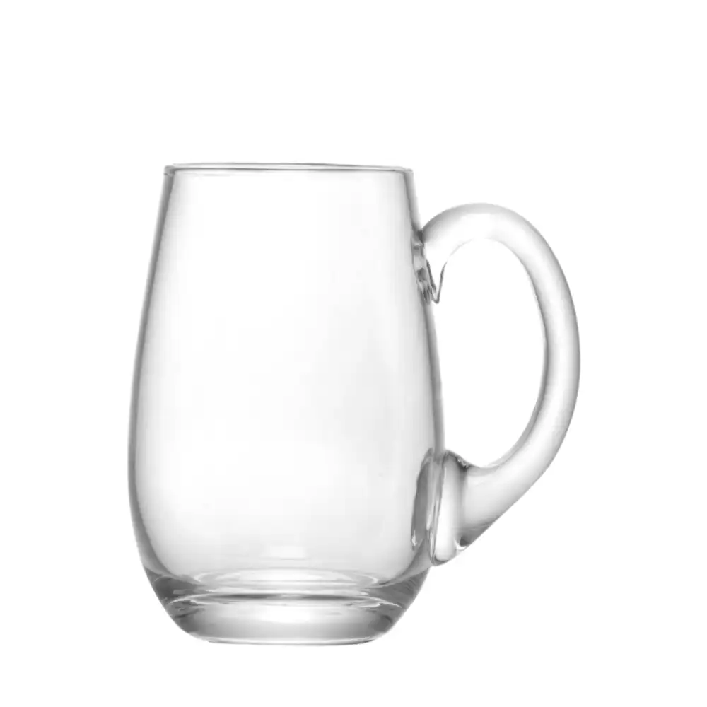 LSA Bar 25oz Beer Tankard Curved | Clear